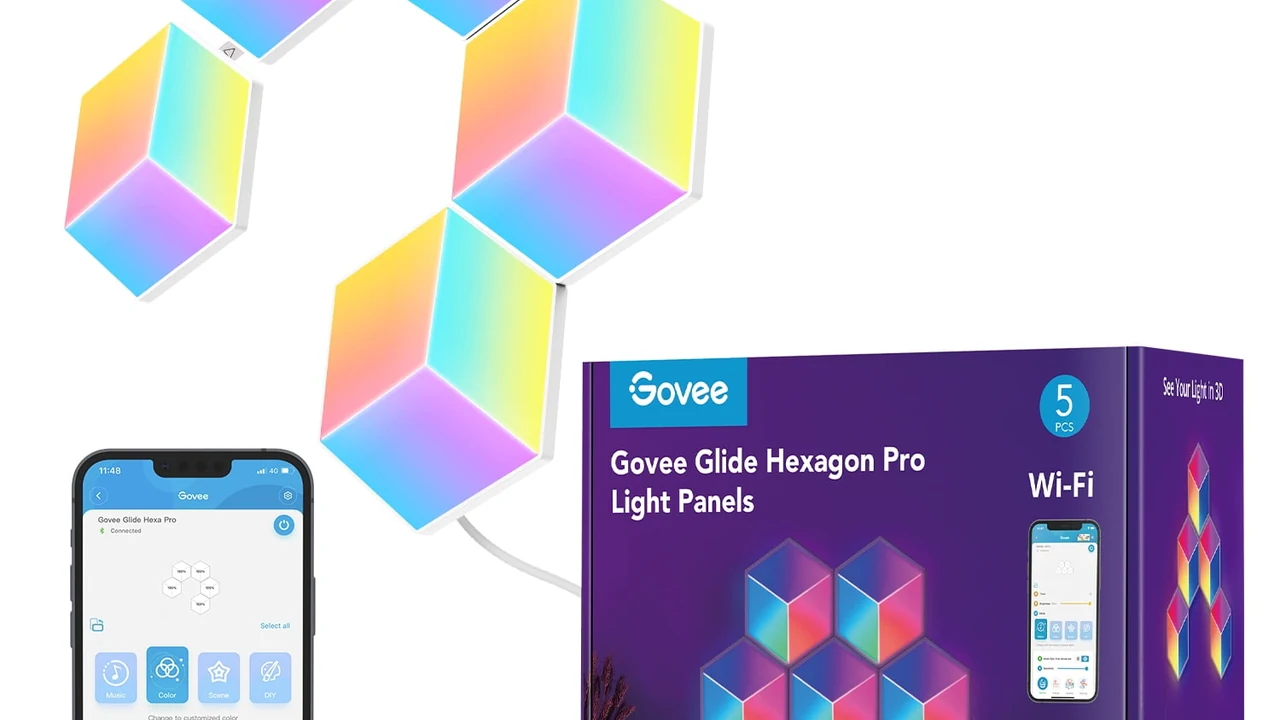 Govee Glide Hexa Pro: análisis de su propuesta modular para iluminación ambiental
