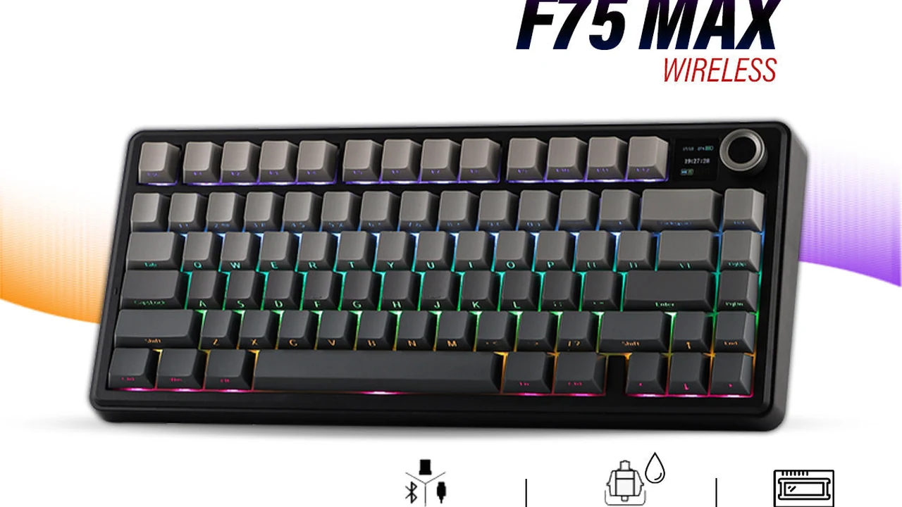 Análisis del teclado AULA F75: calidad de escritura superior por menos de 70 euros