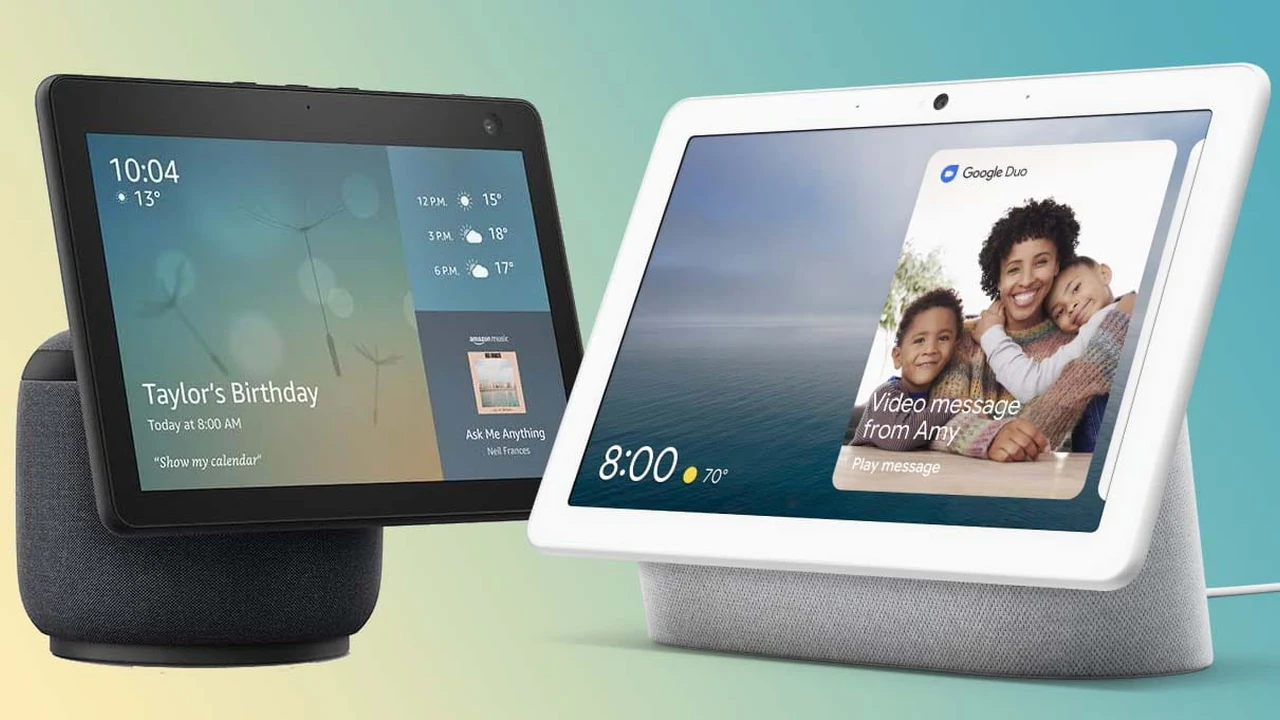 Echo Show 10 (3ª gen) vs Nest Hub Max 2 en 2026: ¿Cuál es el mejor altavoz inteligente con pantalla para tu hogar?